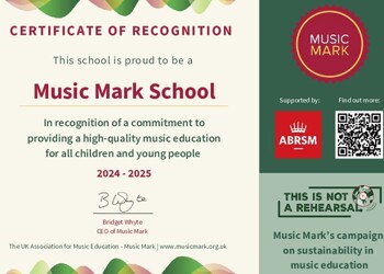 Proud to be a Music Mark School